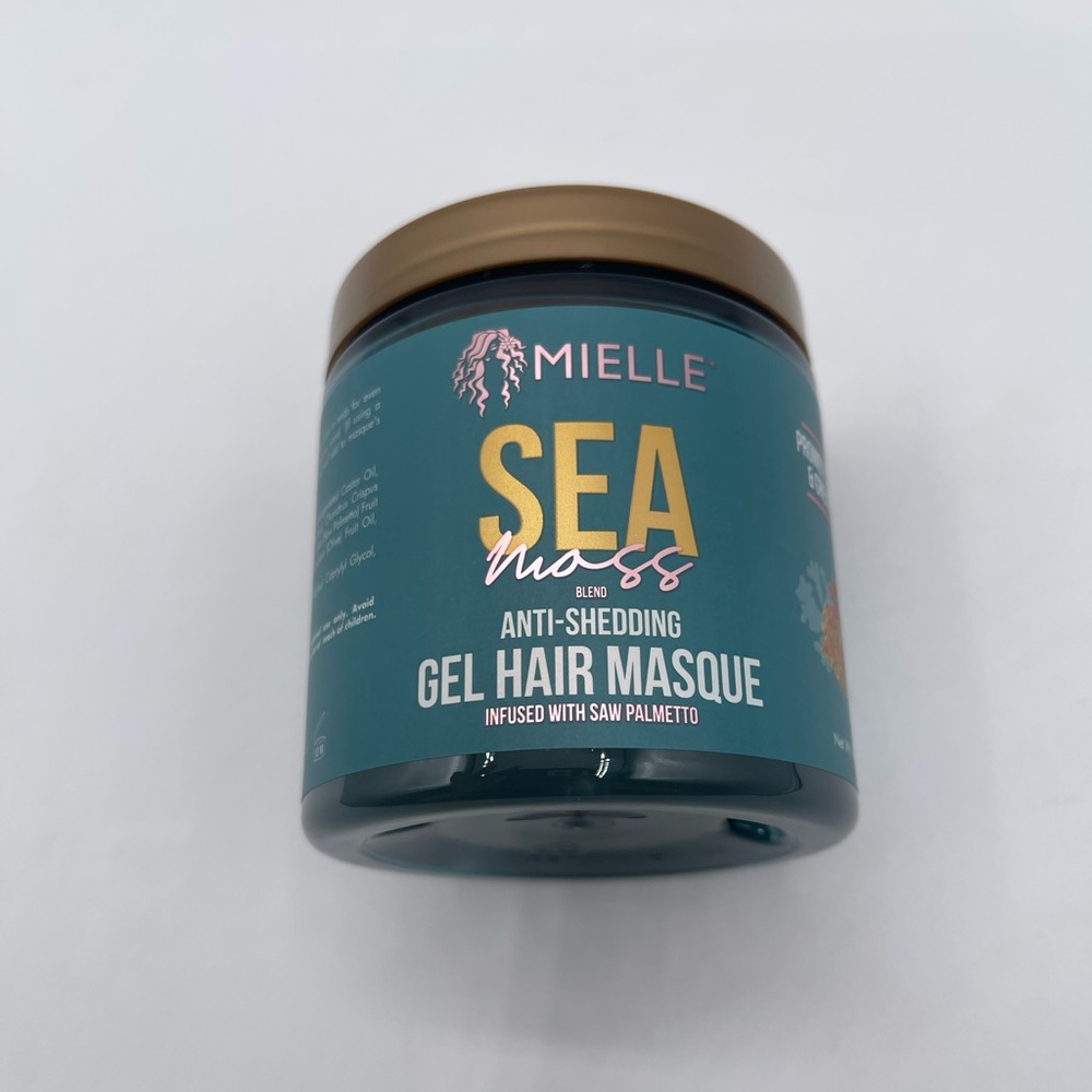 Mielle Organics Sea Moss Anti-Shedding Curly Gel Hair Mask 8oz - Picture 2 of 5